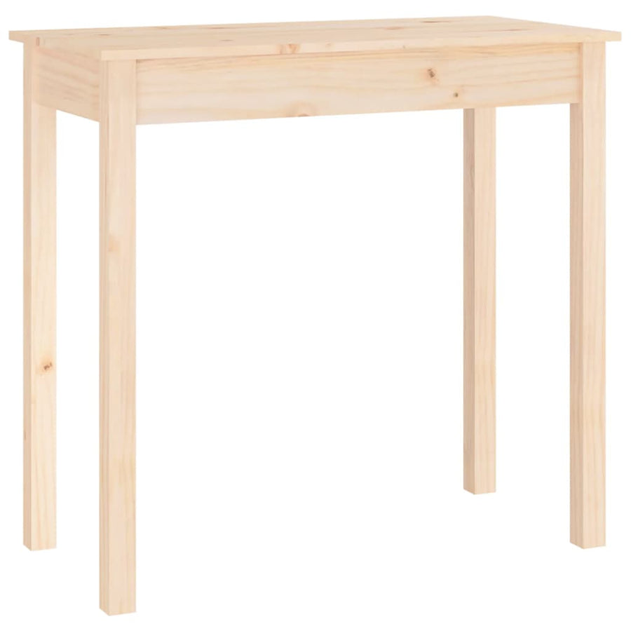 Wandtafel 80X40X75 Cm Massief Grenenhout