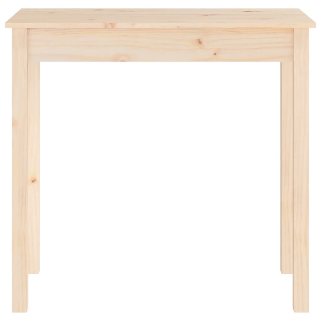 Wandtafel 80X40X75 Cm Massief Grenenhout