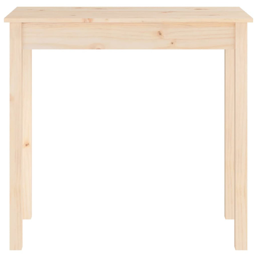 Wandtafel 80X40X75 Cm Massief Grenenhout