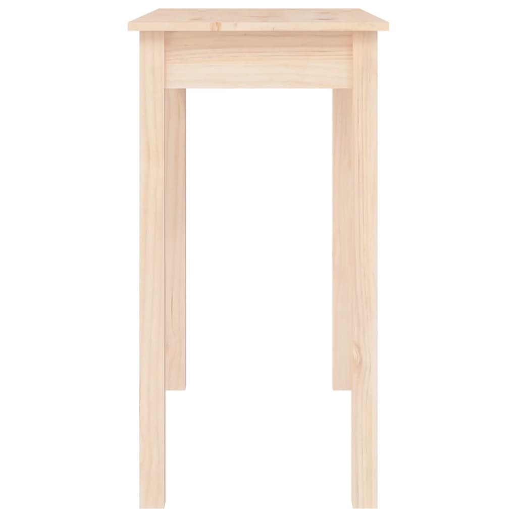 Wandtafel 80X40X75 Cm Massief Grenenhout