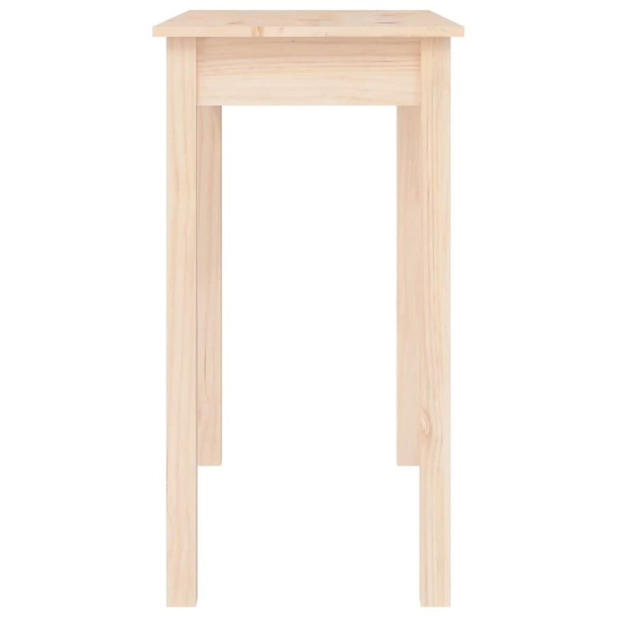 Wandtafel 80X40X75 Cm Massief Grenenhout