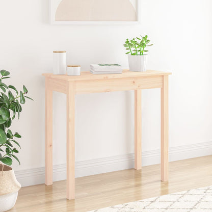 Wandtafel 80X40X75 Cm Massief Grenenhout