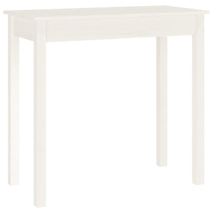 Wandtafel Massief Grenenhout 1 80 x 40 x 75 cm Wit