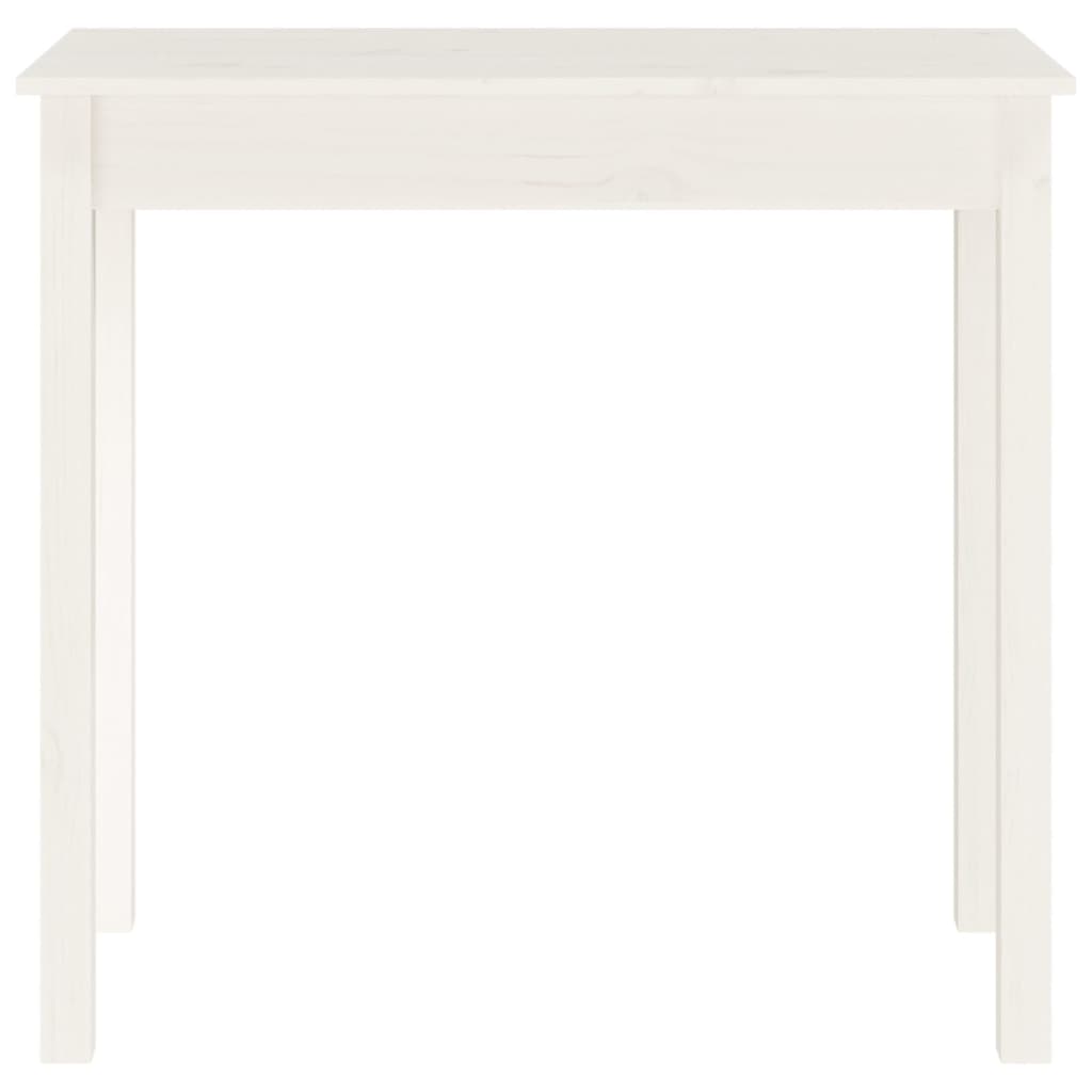 Wandtafel Massief Grenenhout 1 80 x 40 x 75 cm Wit