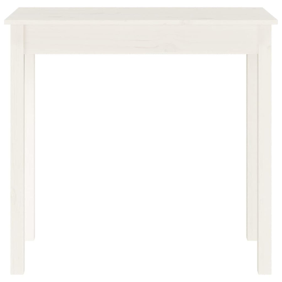 Wandtafel Massief Grenenhout 1 80 x 40 x 75 cm Wit