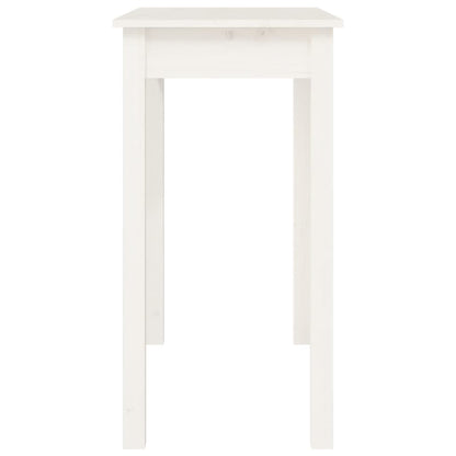 Wandtafel Massief Grenenhout 1 80 x 40 x 75 cm Wit