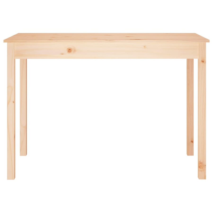 Eettafel 110x55x75 cm massief grenenhout 110 x 55 x 75 cm Naturel