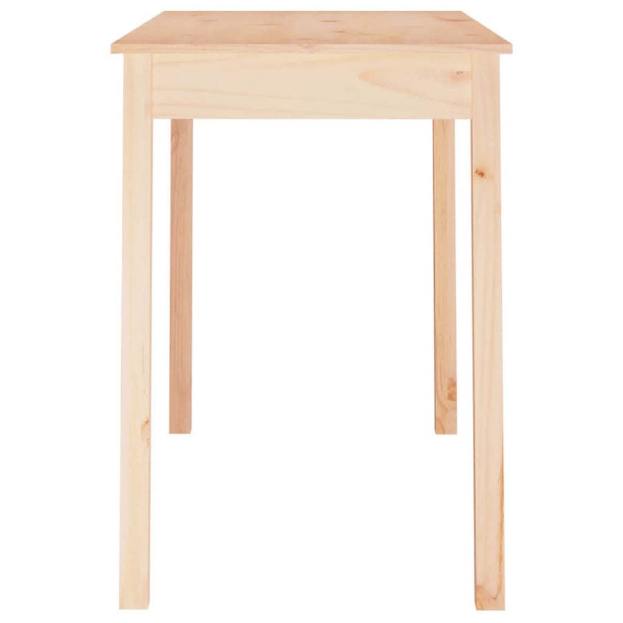 Eettafel 110x55x75 cm massief grenenhout 110 x 55 x 75 cm Naturel