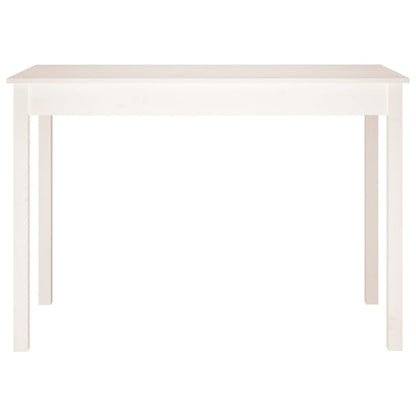 Eettafel Massief Grenenhout 110 x 55 x 75 cm Wit