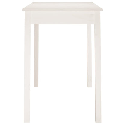 Eettafel Massief Grenenhout 110 x 55 x 75 cm Wit