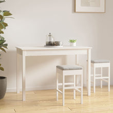 Eettafel Massief Grenenhout 110 x 55 x 75 cm Wit