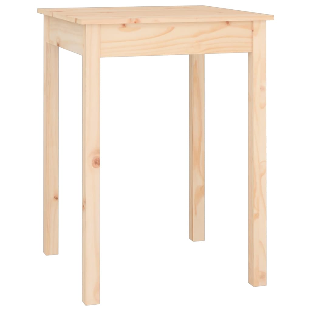 Eettafel 55x55x75 cm massief grenenhout 55 x 55 x 75 cm Naturel