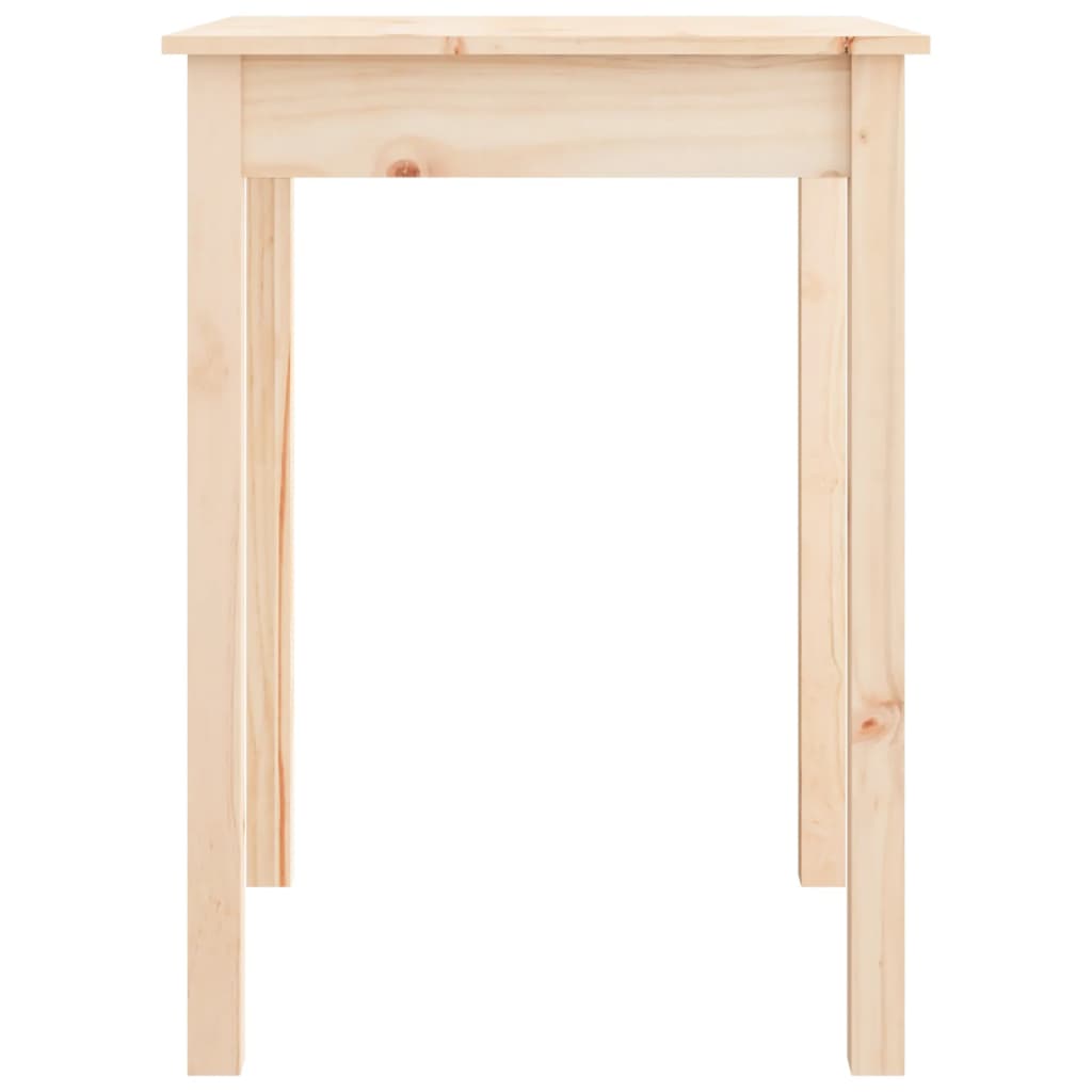 Eettafel 55x55x75 cm massief grenenhout 55 x 55 x 75 cm Naturel