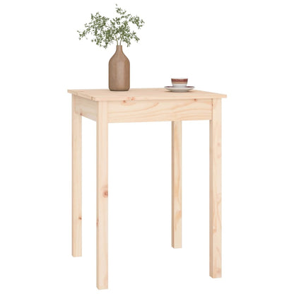 Eettafel 55x55x75 cm massief grenenhout 55 x 55 x 75 cm Naturel