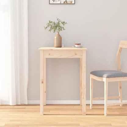 Eettafel 55x55x75 cm massief grenenhout 55 x 55 x 75 cm Naturel