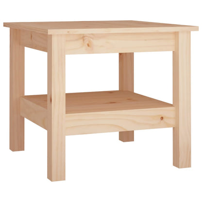 Salontafel 45X45X40 Cm Massief Grenenhout 1 45 x 45 x 40 cm Naturel