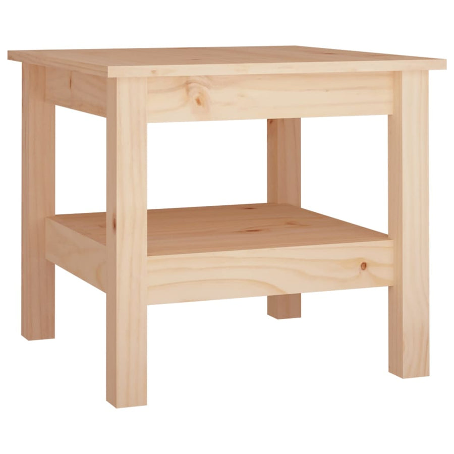 Salontafel 45X45X40 Cm Massief Grenenhout 1 45 x 45 x 40 cm Naturel