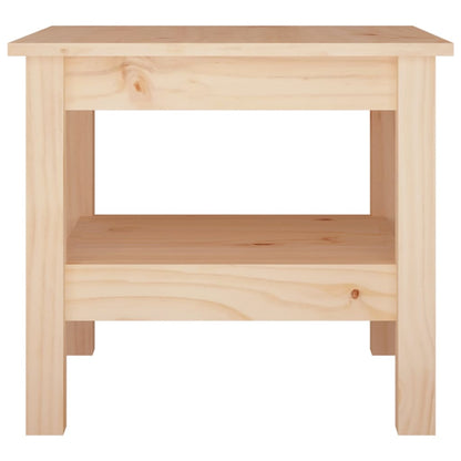 Salontafel 45X45X40 Cm Massief Grenenhout 1 45 x 45 x 40 cm Naturel