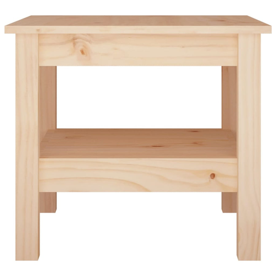 Salontafel 45X45X40 Cm Massief Grenenhout 1 45 x 45 x 40 cm Naturel