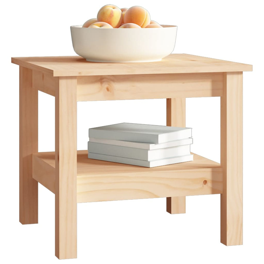 Salontafel 45X45X40 Cm Massief Grenenhout 1 45 x 45 x 40 cm Naturel