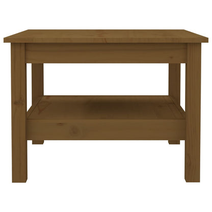 Salontafel Massief Grenenhout 55 x 55 x 40 cm Honingbruin
