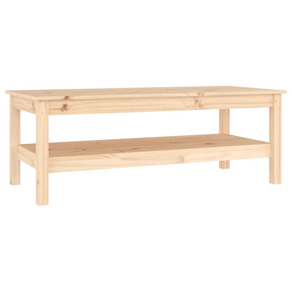 Salontafel 110X50X40 Cm Massief Grenenhout 110 x 50 x 40 cm Naturel