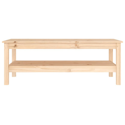 Salontafel 110X50X40 Cm Massief Grenenhout 110 x 50 x 40 cm Naturel