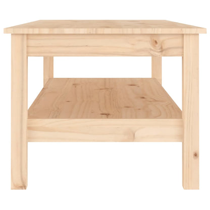 Salontafel 110X50X40 Cm Massief Grenenhout 110 x 50 x 40 cm Naturel