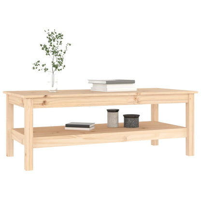 Salontafel 110X50X40 Cm Massief Grenenhout 110 x 50 x 40 cm Naturel
