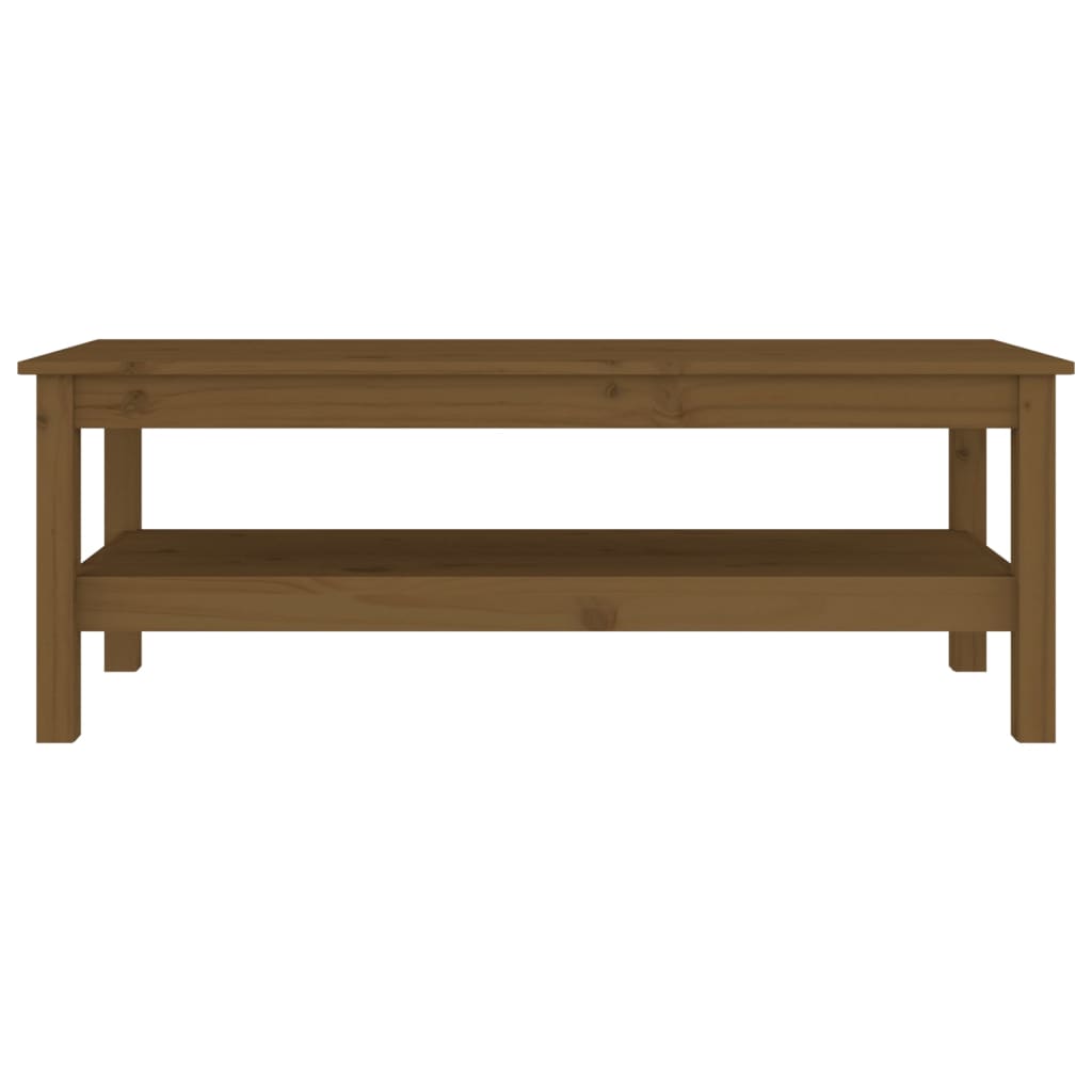 Salontafel Massief Grenenhout 110 x 50 x 40 cm Honingbruin