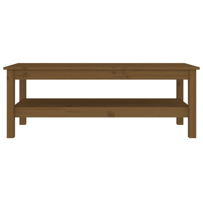 Salontafel Massief Grenenhout 110 x 50 x 40 cm Honingbruin