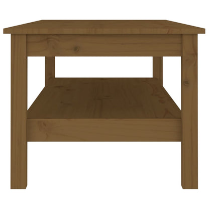 Salontafel Massief Grenenhout 110 x 50 x 40 cm Honingbruin