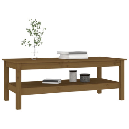 Salontafel Massief Grenenhout 110 x 50 x 40 cm Honingbruin