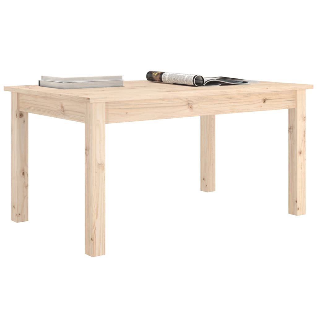 Salontafel Massief Grenenhout 80 x 50 x 40 cm Naturel