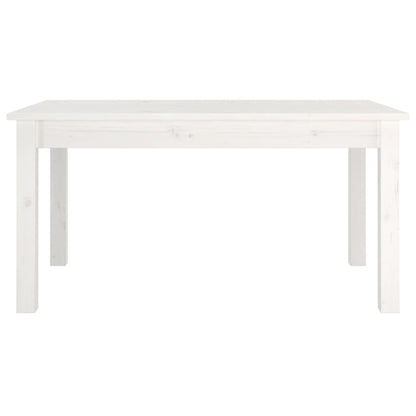 Salontafel Massief Grenenhout 80 x 50 x 40 cm Wit