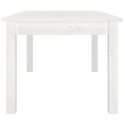 Salontafel Massief Grenenhout 80 x 50 x 40 cm Wit