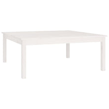 Salontafel Massief Grenenhout 100 x 100 x 40 cm Wit