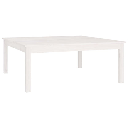 Salontafel Massief Grenenhout 100 x 100 x 40 cm Wit