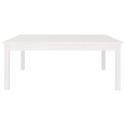 Salontafel Massief Grenenhout 100 x 100 x 40 cm Wit