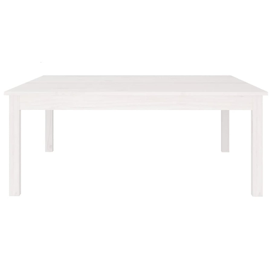 Salontafel Massief Grenenhout 100 x 100 x 40 cm Wit