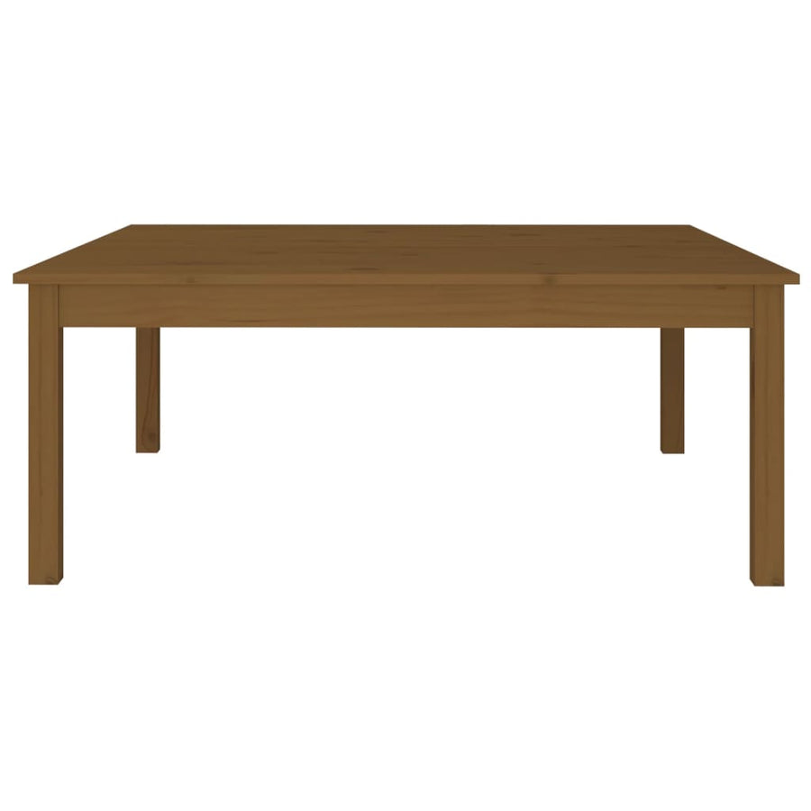 Salontafel Massief Grenenhout 100 x 100 x 40 cm Honingbruin