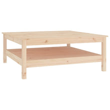 Salontafel Massief Grenenhout 100 x 100 x 40 cm Naturel