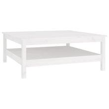 Salontafel Massief Grenenhout 100 x 100 x 40 cm Wit
