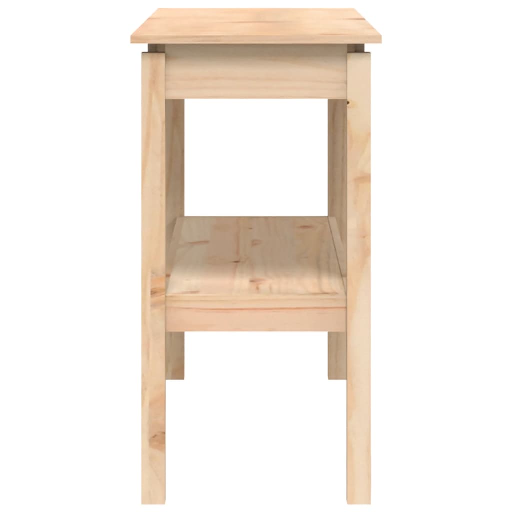 Wandtafel 110X40X75 Cm Massief Grenenhout