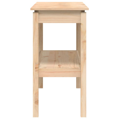 Wandtafel 110X40X75 Cm Massief Grenenhout