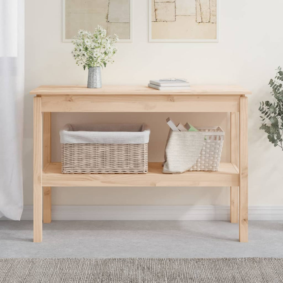 Wandtafel 110X40X75 Cm Massief Grenenhout