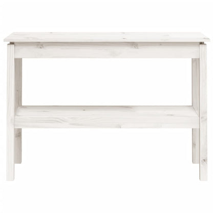 Wandtafel 110X40X75 Cm Massief Grenenhout Wit