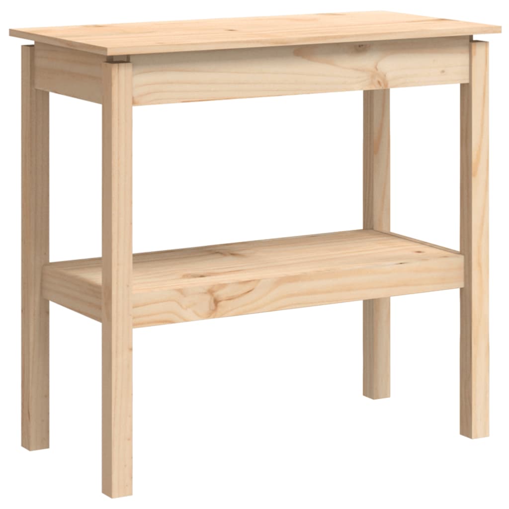 Wandtafel 80X40X75 Cm Massief Grenenhout