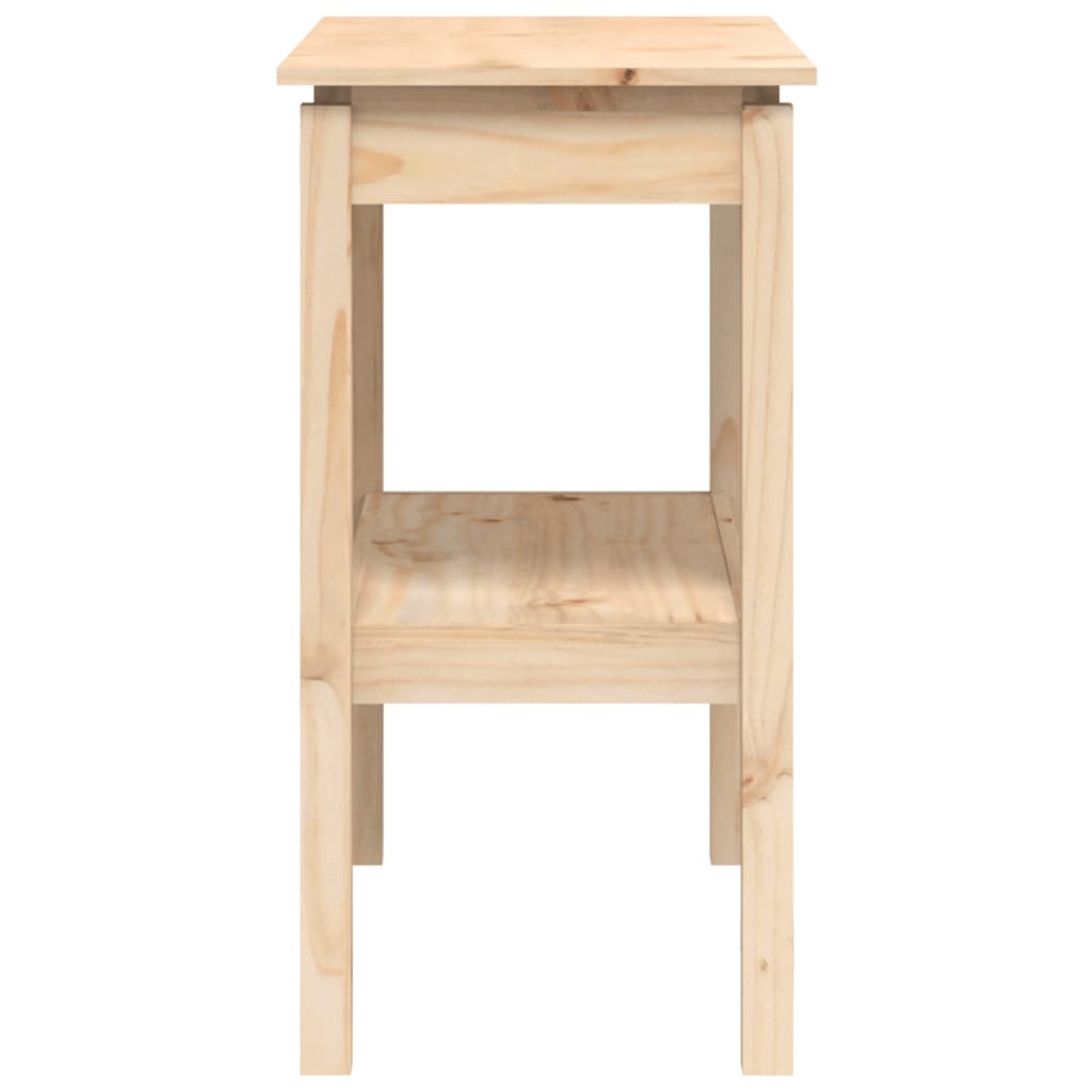 Wandtafel 80X40X75 Cm Massief Grenenhout