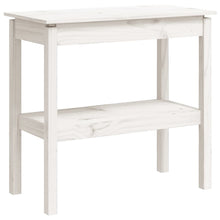 Wandtafel 80X40X75 Cm Massief Grenenhout Wit